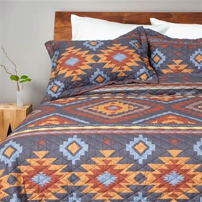 Colorful Pigment Printed Quilt Set