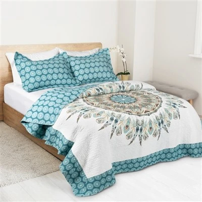 Cotton Digital Printed Quilt Set