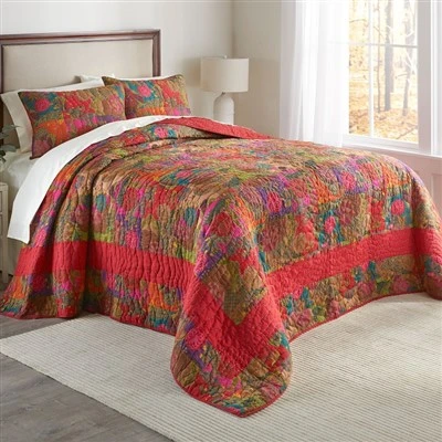 Eembroidered Quilted Bedspread