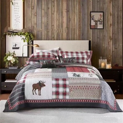 Rustic Patchwork Quilt Bedding
