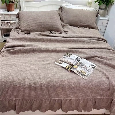 Stonewashed Cotton Bedspread