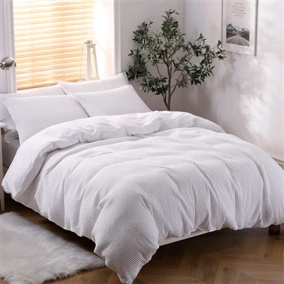 Waffle Duvet Cover Set